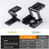 PURAMI Universal Flex Tilt Head Z Mount Bracket with Arca-Swiss and Tripod Quick Release Plate for Camera Slider Rail Cage Rig Gimbal Stabilizer Compatible with DSLR Canon Nikon Sony view 4