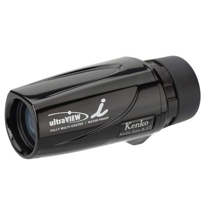Kenko 220092 Ultra View I 6x21FMC 6x 21mm Caliber Fully Waterproof Fully Multi Coated Monocular Black