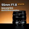 Brightin Star 55mm F1.8 Full Frame Manual Focus for Sony E Mount Mirrorless Cameras, Large Aperture Standard Fixed Lens, Fit for ZV-E10, A7IV, A6400, A7II, A7SIII, A7III, A7C, A6600, A6100(Black) view 2