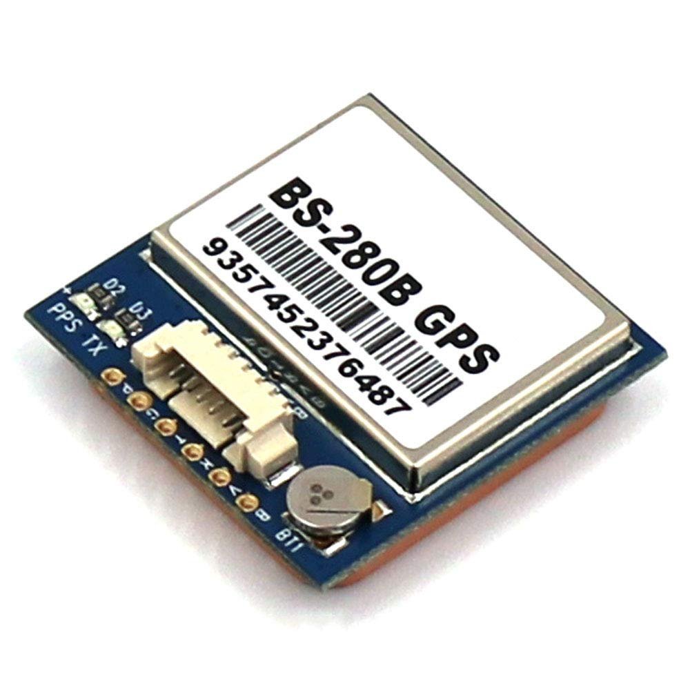 Taidacent GPS Receiver Module with RS232 1PPS Pulse Synchronous Timing BS-280B Glonass UART RS232 Level with Flash GPS Module with Ceramic Antenna GPS