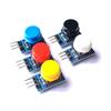 5pcs 12X12MM Big Key Module Big Button Module Light Touch Switch Module with hat High Level Output for arduino or Raspberry pi 3 view 2