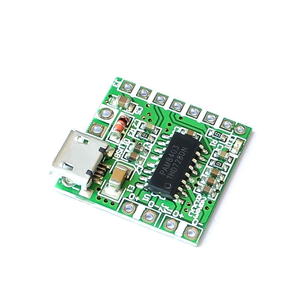 10PCS/LOT New PAM8403 DC 5V Mini Class D 2x3W USB Power Amplifier Board DIY Bluetooth Speaker