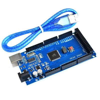 10sets/lot Mega2560 REV3 ATmega2560-16AU Board + USB Cable Compatible (Mega 2560 R3)