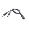 10pcs DC Power 5.5x2.1mm 1 Female to 2 Male Plug Cable Splitter Adapter for Security CCTV Camera view 1