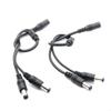 10pcs DC Power 5.5x2.1mm 1 Female to 2 Male Plug Cable Splitter Adapter for Security CCTV Camera view 2