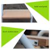 XWZJY 3/4 Step Ladder Wooden Folding Lightweight Non-Slip Ascending Stepladder Metal Frame Multifunction Storage Shelf Shoe Rack Home Garden Tool,Max Load 150kg view 4