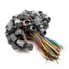 100pcs/lot 6P6C Telephone Outlet Crystal Head Female RJ11 PCB Socket Jack Telephone Adaptors Connectors 623K-6P6C Phone Port view 2