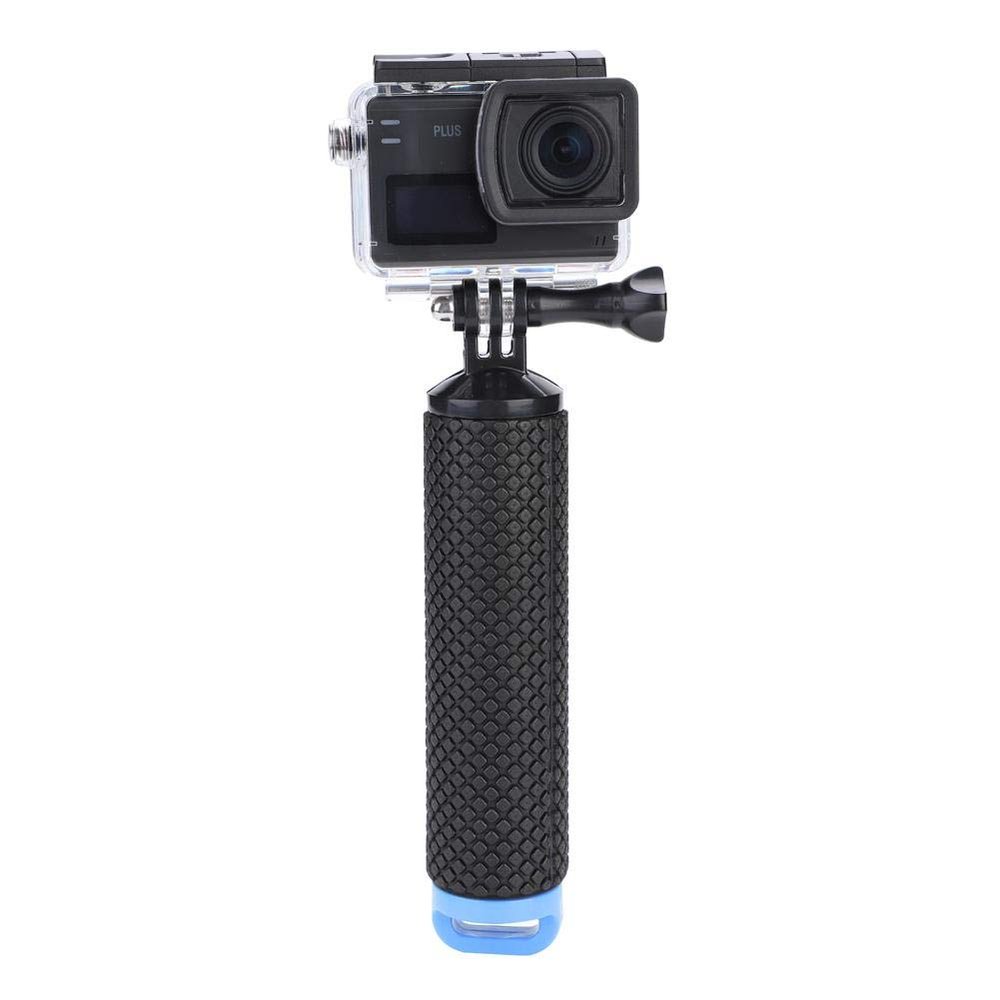 Floating Handle Grip,Portable Anti-Slip Floating Bobber Stick Floaty Handheld Grip Holder Monopod with Lanyard for Action Camera for Diving,Surfing,Swimming(Blue)