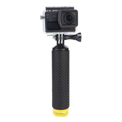 Floating Handle Grip Anti-Slip Floating Bobber Stick Floaty Handler Holder Mount with Lanyard for 4K Action Camera for Diving Surfing Snorkeling (Yellow)