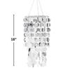 Fun Express Reflective Hanging Chandelier - Modern Party Decor (Silver) view 2