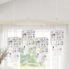 Fun Express Reflective Hanging Chandelier - Modern Party Decor (Silver) view 3