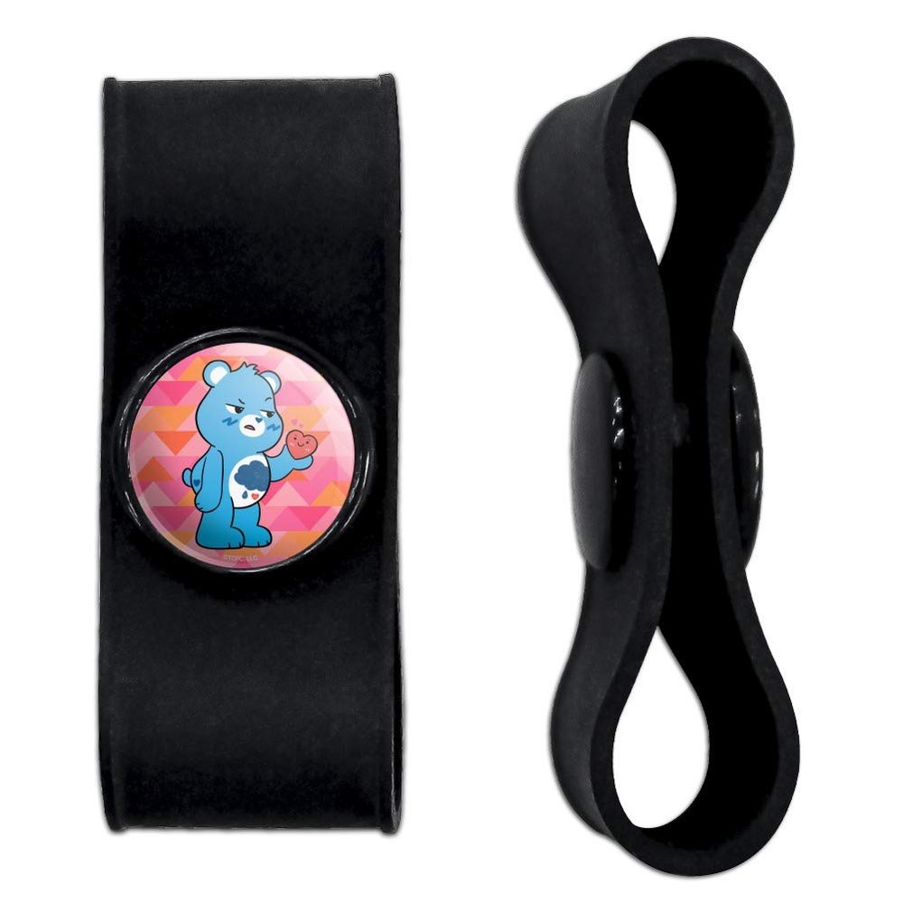 GRAPHICS & MORE Care Bears: Unlock The Magic Grumpy Bear Headphone Earbud Cord Wrap - Charging Cable Manager - Wire Organizer Set of 2 - White