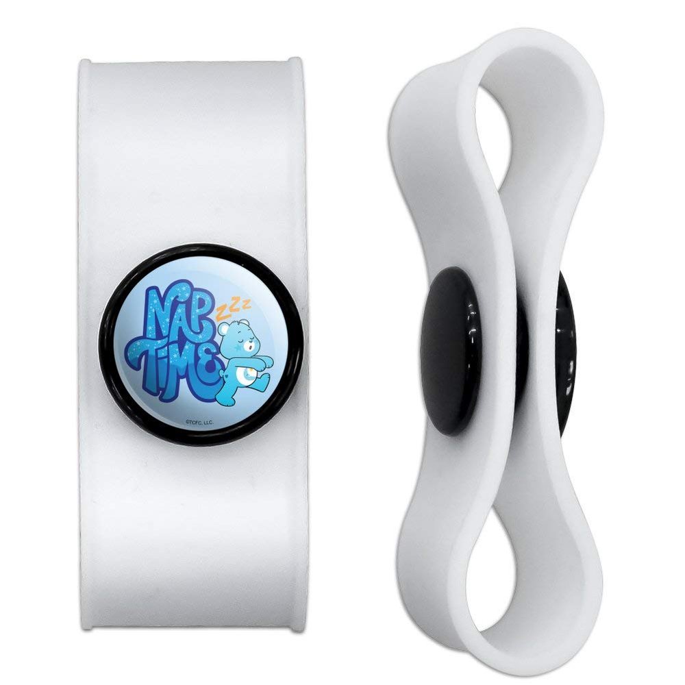 GRAPHICS & MORE Care Bears: Unlock The Magic Bedtime Bear Nap Time Headphone Earbud Cord Wrap - Charging Cable Manager - Wire Organizer Set of 2 - White