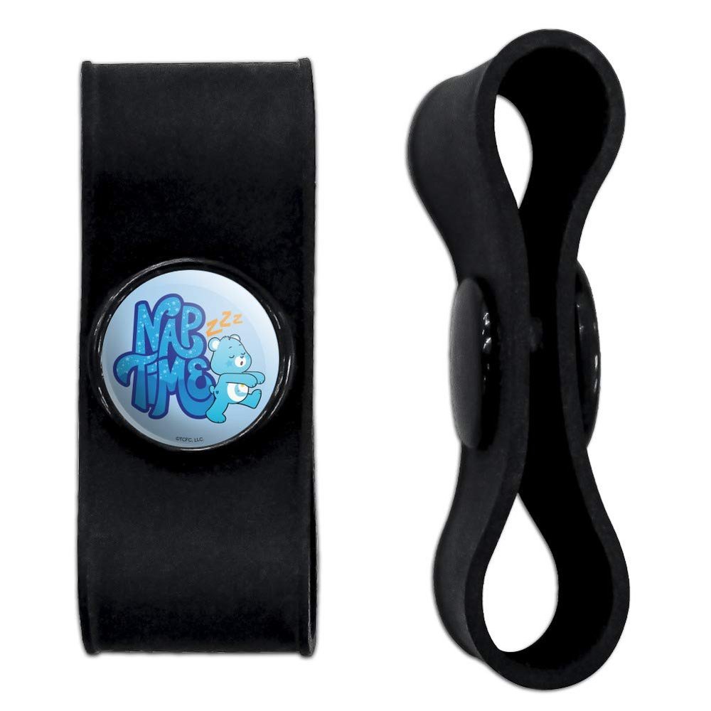 GRAPHICS & MORE Care Bears: Unlock The Magic Bedtime Bear Nap Time Headphone Earbud Cord Wrap - Charging Cable Manager - Wire Organizer Set of 2 - White