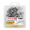 Simply45 Shielded Internal Ground Pass-Through RJ45 Modular Plugs for 24AWG Solid (Cat5e STP), 28-26AWG Stranded (Cat5e/6/6a STP Stranded) - 50-Piece/Jar - S45-1550 view 1