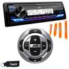 JVC KD-X38MBS Marine Digital Receiver W/BT, USB, XM Ready + RM-RK62M Wired Marine Remote Control view 1