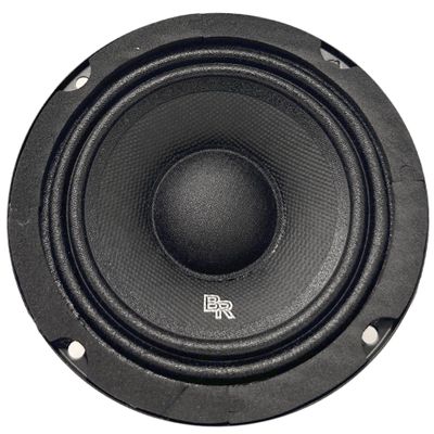 Bass Rockers BRM4v2 4 Inch Metal Basket 100 RMS Mid-Range Coaxial Circle Speakers, Car Audio 8 Ohms, 225 W Max Pair