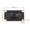 uxcell 5W 8 Ohm Micro Internal Speaker Magnet Loudspeaker 90x50mm 2pcs view 2