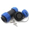 SZJELEN SP21 21mm 2Pin-12Pin Waterproof Electrical Wire Connectors Plug and Socket,LED Light Power Cable Connectors (8Pin, Plug Male & Socket Female) view 2