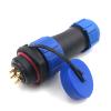 SZJELEN SP21 21mm 2Pin-12Pin Waterproof Electrical Wire Connectors Plug and Socket,LED Light Power Cable Connectors (4Pin, Plug Male & Socket Female) view 4
