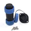 SZJELEN SP21 21mm 2Pin-12Pin Waterproof Electrical Wire Connectors Plug and Socket,LED Light Power Cable Connectors (9Pin, Plug Female & Socket Male) view 4