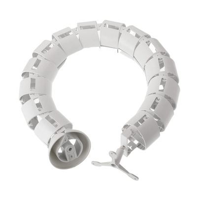 Othmro Spiral Cable Wrap Spiral Wire Wrap Cord for Computer Electrical Wire Organizer Sleeve(Dia 60MM-Length 0.75M White)