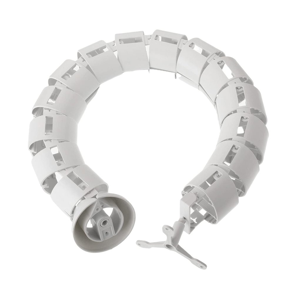 Othmro Spiral Cable Wrap Spiral Wire Wrap Cord for Computer Electrical Wire Organizer Sleeve(Dia 60MM-Length 0.75M White)