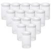 AKIRO Film Canisters with Caps 35 mm Empty Camera Reel Storage Containers Case Plastic Storage 15 Pack Transparent view 1