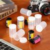 AKIRO Film Canisters with Caps 35 mm Empty Camera Reel Storage Containers Case Plastic Storage 15 Pack Transparent view 4
