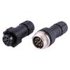 10 Pin Connector Male and Female GX16 Even Joint Waterproof Aviation Plug view 3