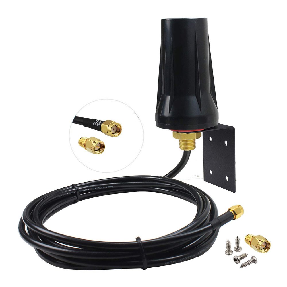 4G LTE Cellular Trail Camera Antenna with 10ft Low Loss Thicker Cable for Spypoint Flex Link Micro EVO Stealth Cam Tactacam Reveal X PRO Muddy Manifest Covert Spartan Hunting Trail Camera, Eifagur