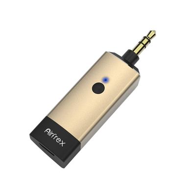Airfrex Aluminum Mini Bluetooth Transmitter with 3.5mm Male Jack for TV/ MP3/ PC/ PS4, Wireless Sender and Adapter Works with Bluetooth Headphone and Speaker