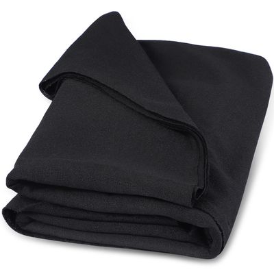 Facmogu Speaker Grill Cloth, 67"x20" Speaker Cloth Speaker Cover Fabric Stereo Mesh Replacement for Home Speakers, Stage Audio Speakers and Vintage Carpet Subwoofer Repair - Black Mesh Fabric