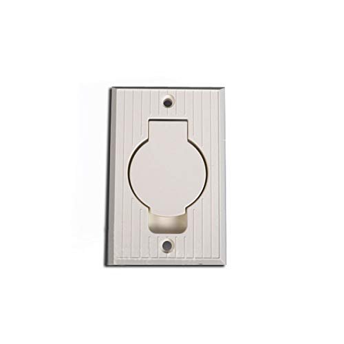 Replacement Part For Canplas-Hayden Vacuum Cleaner Almond Round Inlet Valve # compare to part 791500ANL