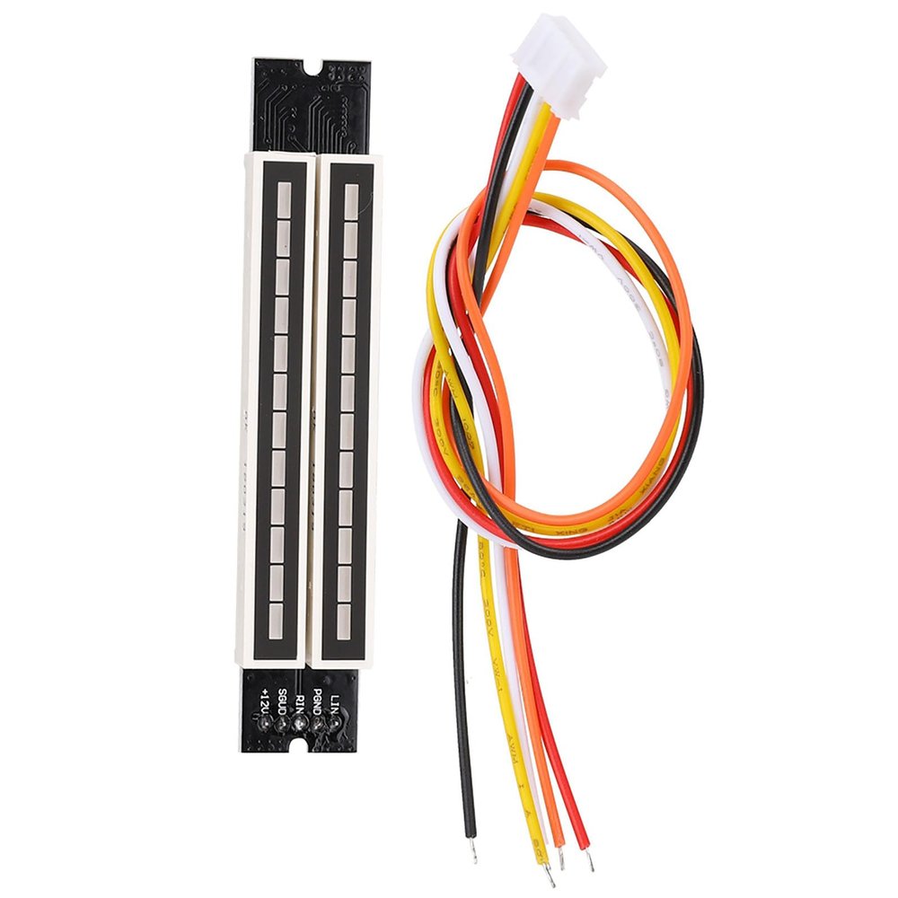 Stereo Level Indicator, Adjustable Light Speed with AGC Mode Level Meter Module for Audio Engineers DJs Home Studios Live Sound