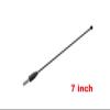 7" Short Black Stubby Stainless Antenna Replacement Mast Power Radio for Jeep Wrangler 2007-2020 view 3