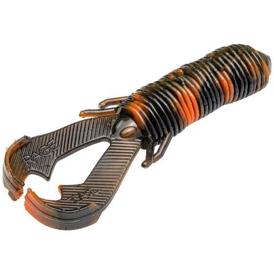 Strike King (RGPB-466) Rage Punch Bug Fishing Lure, 466 - Crawdaddy, 3.5", Exclusive Tail Design