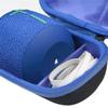 co2CREA Hard Travel Case Replacement for Ultimate Ears WONDERBOOM 4 WONDERBOOM Play WONDERBOOM 3 WONDERBOOM 2 Small Portable Wireless Bluetooth Speaker (Black Case + Inside Bermuda Blue) view 4