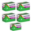5 Rolls Fuji C200 35mm Film 135-36 FujiColor Fujifilm Color Print 2014 view 1