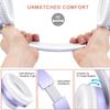 ZIHNIC Bluetooth Headphones Over-Ear, Foldable Wireless and Wired Stereo Headset Micro SD/TF, FM for Cell Phone,PC,Soft Earmuffs &Light Weight for Prolonged Wearing (Purple) view 3
