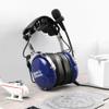 R SPIDER WIRELESS Pilot Aviation Headset for General Aircraft (Blue) view 2