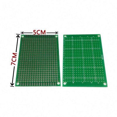 DYDZYJ 98-21 5pcs 5x7cm Single Side Prototype PCB Universal Printed Circuit Board