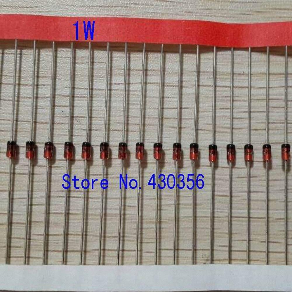 DYDZYJ 100pcs 1N4742A 1W 12V Zener diode