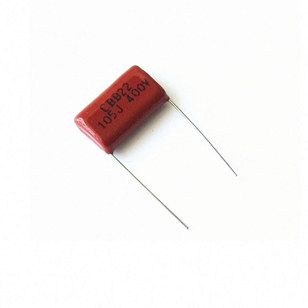 DYDZYJ 10PCS CBB Electricity 400 V 105 J Leg Distance 20 mm Blocking Down 105 J 400 V 1 UF