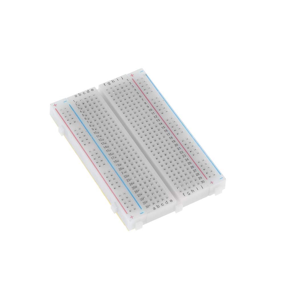 DYDZYJ 10PCS New 400 Points Solderless PCB Breadboard Mini Universal Test Protoboard DIY Bread Board for Bus Test Circuit Board