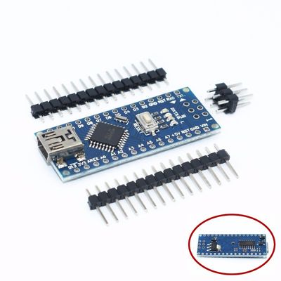 DYDZYJ 1PCS for arduino Nano ATMEGA328P Mini USB with The bootloader Compatible Nano 3.0 Controller for arduino CH340 USB Driver 16Mhz