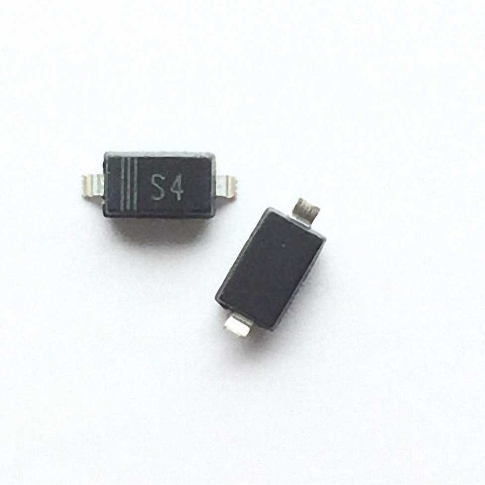 DYDZYJ 100pcs 0805 S4 B5819WS SMD diodes IN5819 SOD-323 Patch Schottky diode