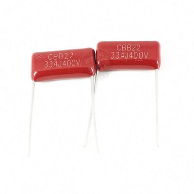 DYDZYJ 10PCS 400V334J 0.33UF Pitch 15mm 400V 330NF 334 CBB Polypropylene Film Capacitor