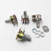 DYDZYJ 5PCS WH148 100K B100K 100K 6 feet 6 Pin Shaft WH148 Amplifier Dual Stereo Potentiometer view 1