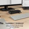 Belkin Thunderbolt 3 Dock Plus Thunderbolt 3 Cable - USB-C Hub - 8-In-1 Docking Station for MacOS & Windows, Dual 4K @60Hz, 40Gbps Transfer Speed, 60W Upstream Charging, w/ Ethernet & Audio Ports view 3